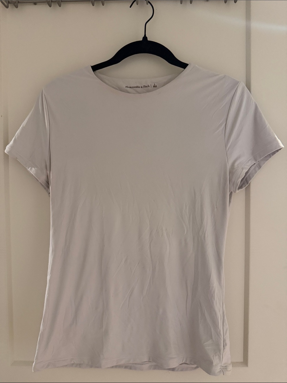 Abercrombie & Fitch Women’s Short Sleeve Crew Tee in White